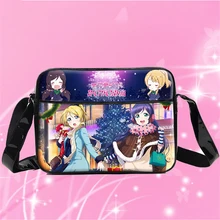 New Japan Anime Love Live Cosplay Bag Women Girls Students Shoulder Book Bag PU Waterproof Messenger