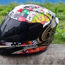 Мужской и wo мужской мотоциклетный шлем всесезонный противотуманный чехол вся индивидуальность горячий Паровозик marushin road 06