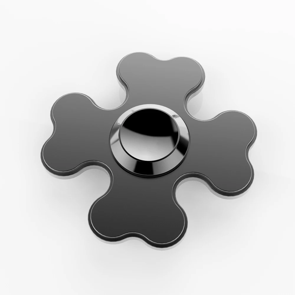 Ручной блесны Непоседа Стиль Снежинка Four Leaf Clover палец Spinner пальцев гироскопа austim Игрушечные лошадки handspinner снимает стресс