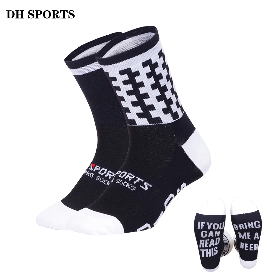 DH SPORTS 2018 Funny Running Socks Professional Sports Socks Women Men