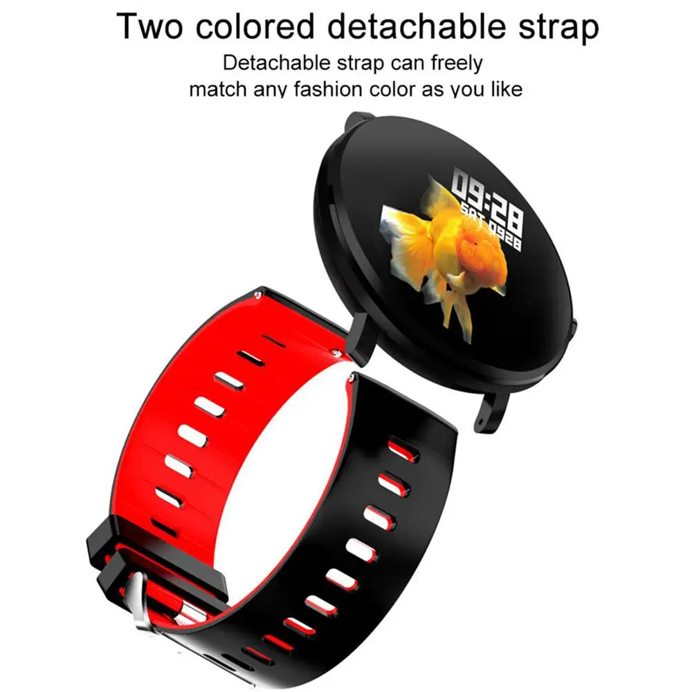 Smart Watch Large Color Screen Activity Fitness tracker sport smart Wristband IP68 Waterproof Heart rate monitor Men Women