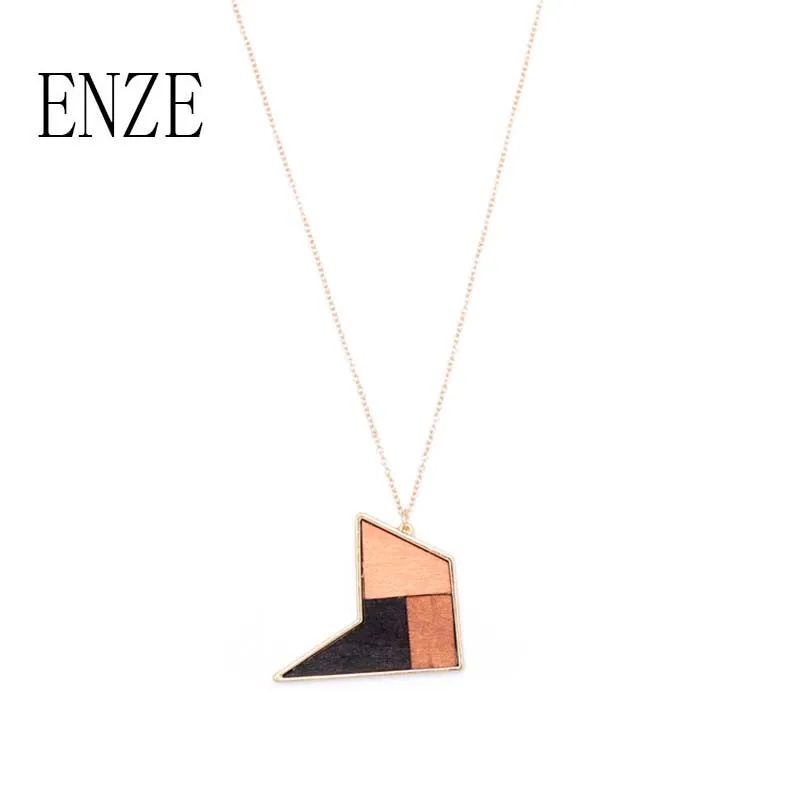 

Free shipping Fashion lady New women Wood necklace irregular shape jewelry popular Set of pendants Christmas gifts