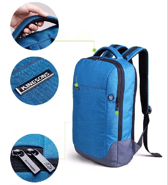 Kingsons водонепроницаемый рюкзак для ноутбука 15,6 дюймов студенческий рюкзак для мужчин и женщин школьные сумки для подростков мальчиков и девочек