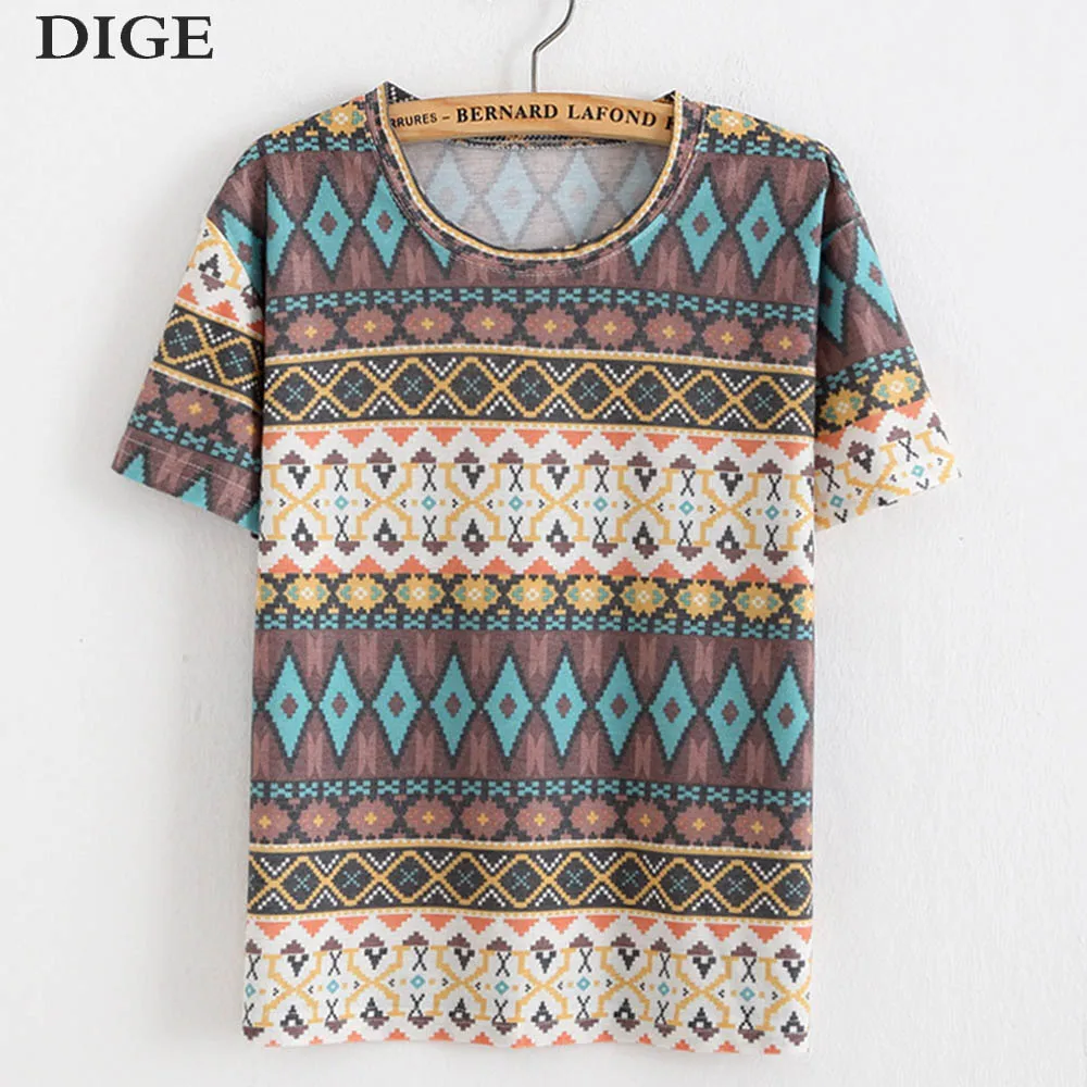 

2019 Summer T-shirt Women Casual Lady Top Tees Cotton Tshirt Female Brand Clothing T Shirt Variety Printed Top Cute Tee B0256