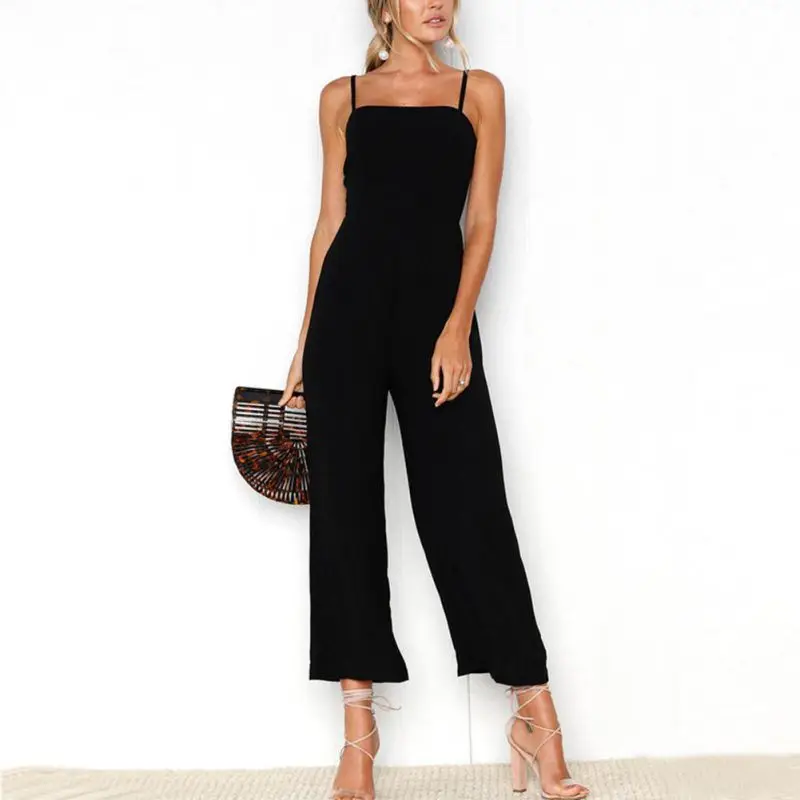 Women Summer fashion casual sleeveless backless pocket