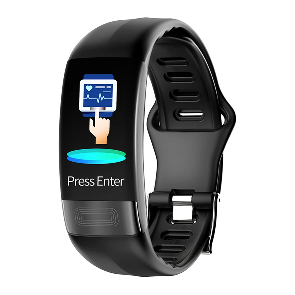 Новые умные часы с монитором артериального давления, браслет с сердечным ритмом, спортивные водонепроницаемые часы для фитнеса, для телефона Android IOS, для мужчин и женщин - Цвет: Белый