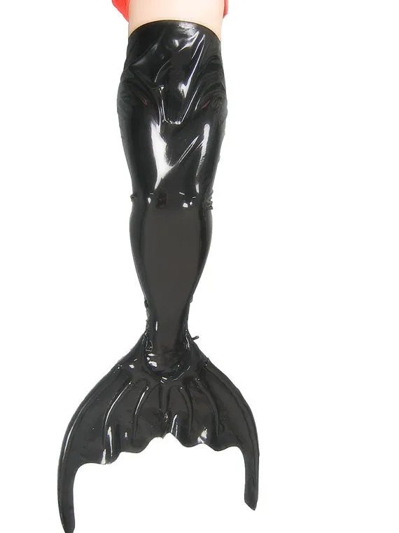 Сексуальный черный латексный надувной хвост русалки боди|inflatable latex|inflatable bodysuitsexy