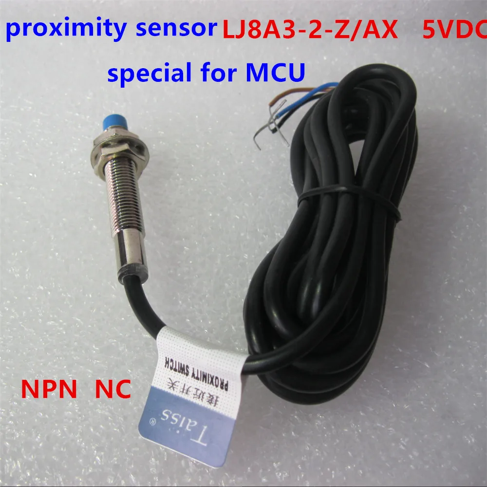 

1PC M8 2mm sensing DC 5V NPN NC LJ8A3-2-Z/AX-5V cylinder inductive proximity sensor switch work voltage 5VDC special for MCU