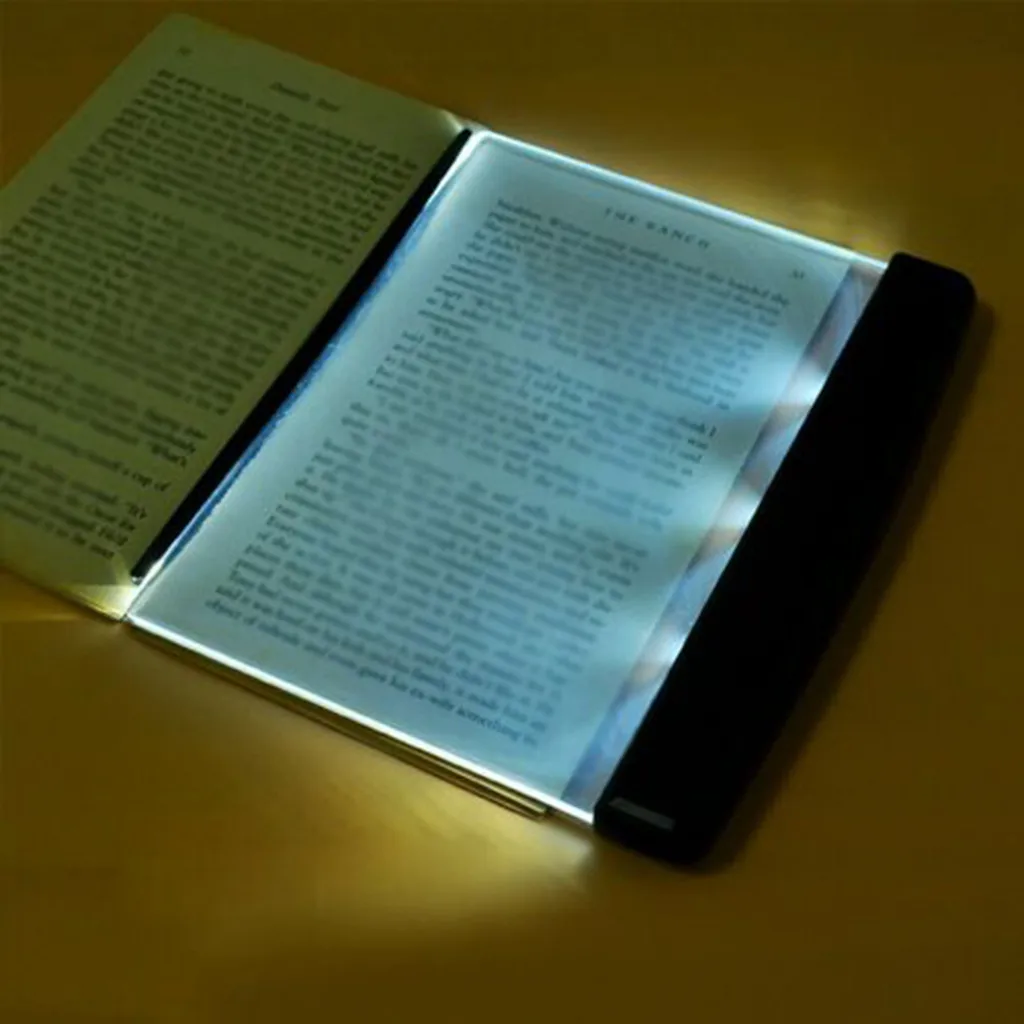 Регулируемая яркость светодиодный свет для чтения книг Plat панель студенческий Ночной свет для чтения Глаза защитные лампы плоский свет для чтения#10