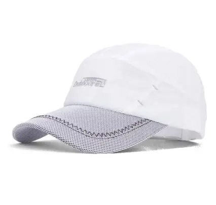 Бейсбол Cap сезон весна-лето Открытый быстросохнущие шляпа от солнца сетки крышка дышащий Sunbonnet путешествия крышка - Цвет: Белый