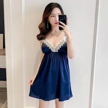 Пикантные летние женские халат для спальни шелковистой ремень одноразовые нетканые медицинские маски рубашка Леди Домашняя одежда ночная рубашка Ванна платье трусы халат M-XXL