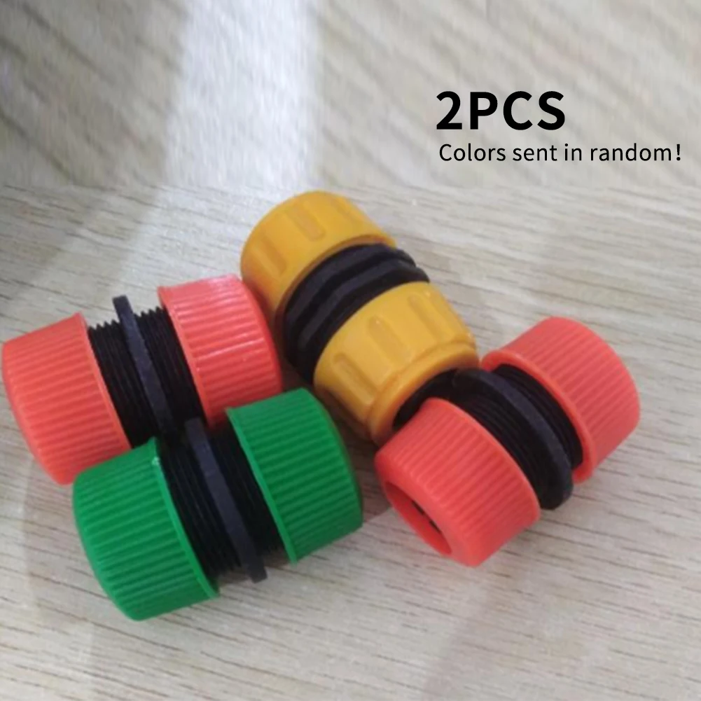 

2 Pcs 1/2' Hose Connector Garden Tools Quick Connectors Repair Damaged Leaky Adapter Garden Water Irrigation Connector Joints