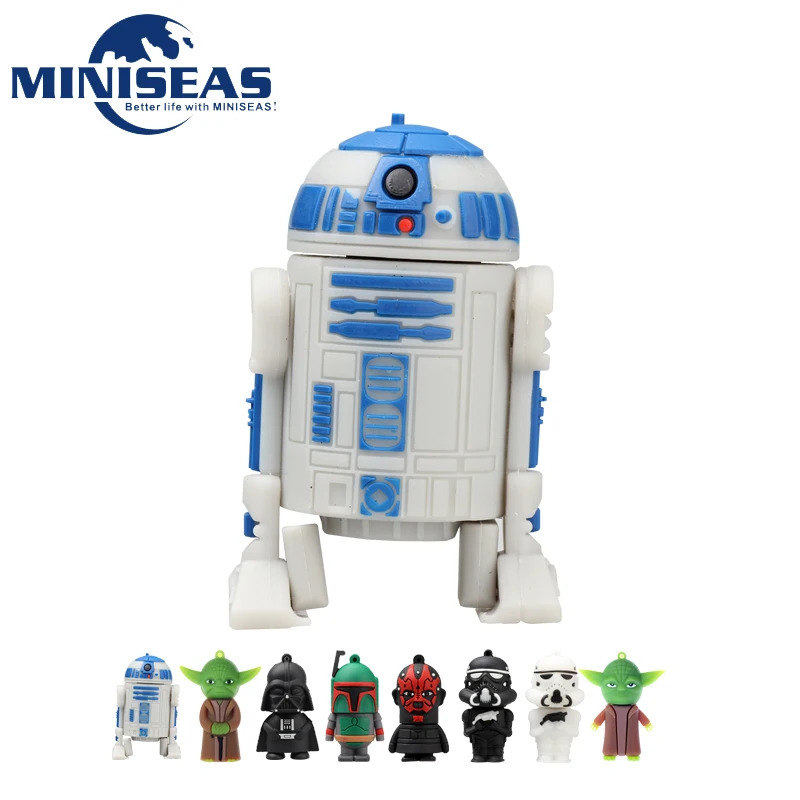 

2016 Miniseas Usb Flash Drive Fashion New Star Wars 4GB 8GB 16GB 32GB 64GB Pen Drive Memory USB Stick 2.0 Pendrive Flash Drive