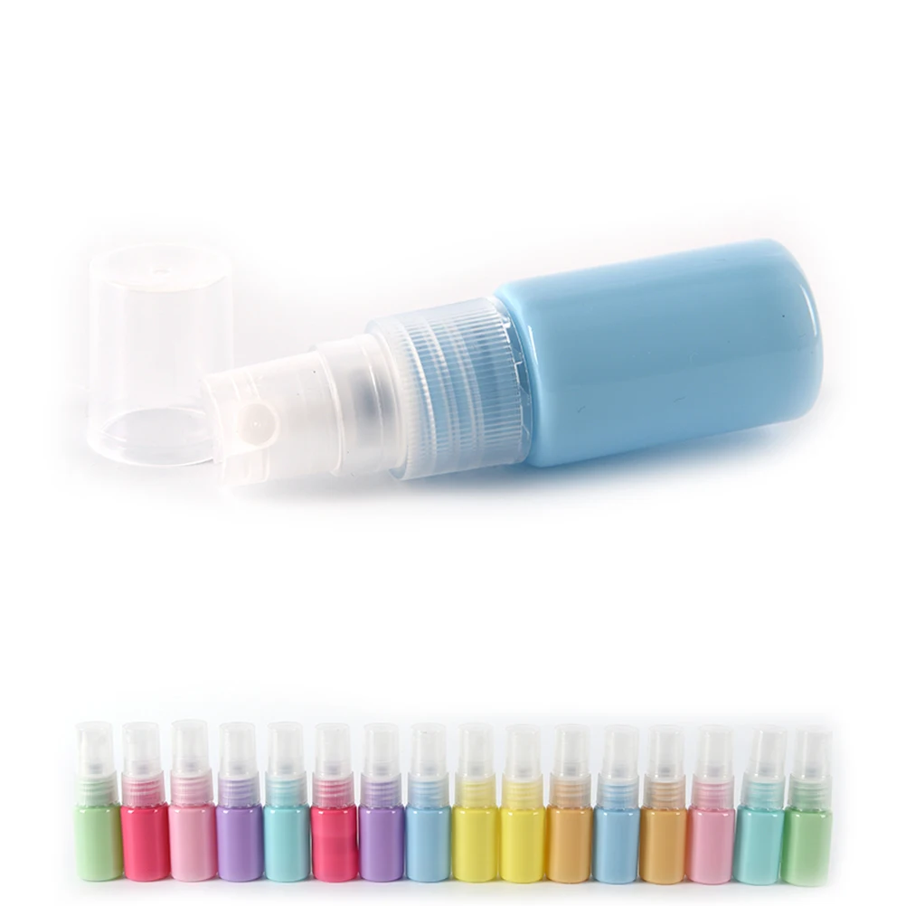 

2pcs/lot 10ml Portable Macaron Perfume Bottle With Plastic Cap Empty Bottles 8 Colors Cosmetic Make Up Container For Travel