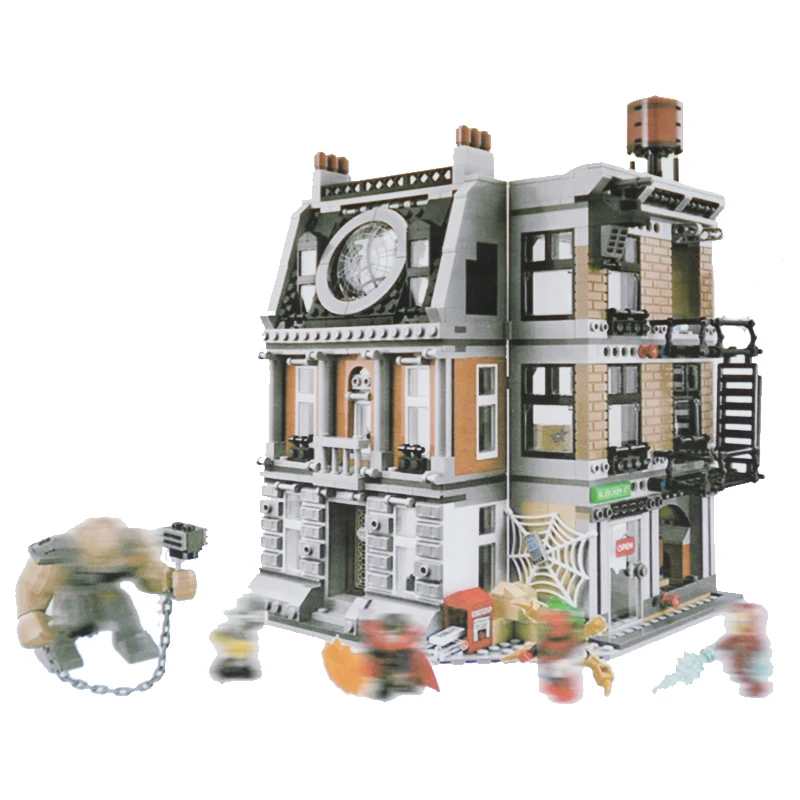 

NEW Super Heroes Series Sanctum Sanctorum Showdown Model Building Block Brick Toys For Children Gift compatible 76108