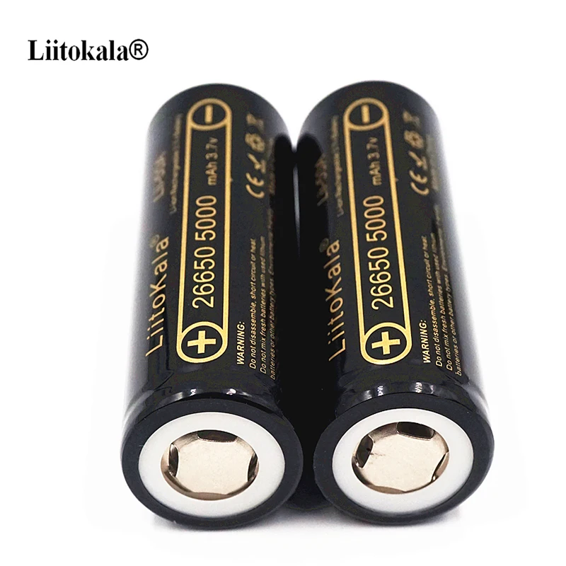 Аккумулятор liitokala 26650 Аккумулятор liitokala 26650