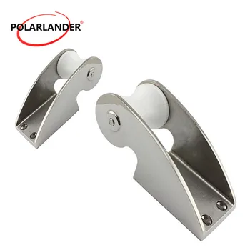 

316 Stainless Steel Bow Anchor Boat Yacht Roller Bracket Fixed Anchor Rubber Roller Marine