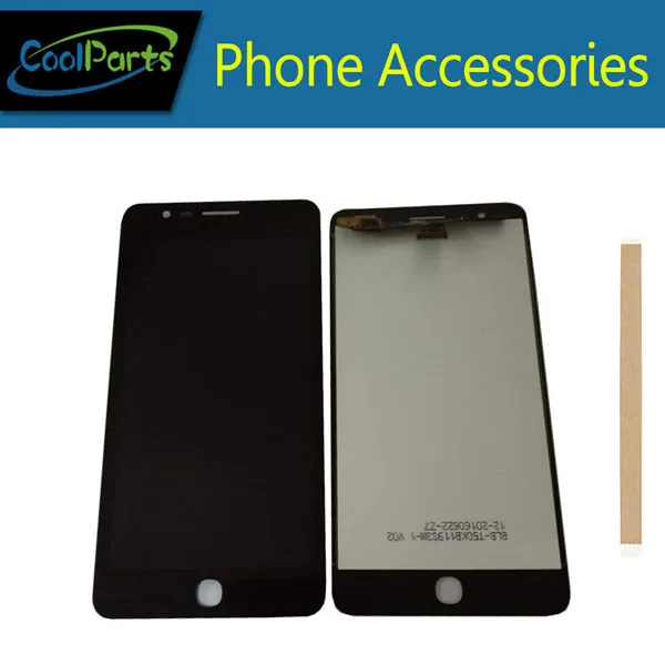 

1PC/Lot High Quality 5.0'' For Alcatel POP UP 6044D OT6044 LCD Display Screen+Touch Screen Digitizer Assembly Black Color+Tape