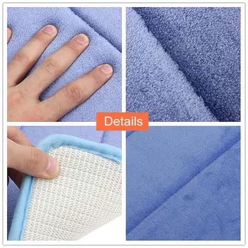 

Comfortable Water Absorption Rug Bathroom Mat Shaggy Memory Foam Bath Mat Set kitchen Door Floor Mat Carpet For Toilet Non Slip
