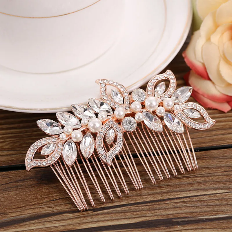 rose gold hair pieces