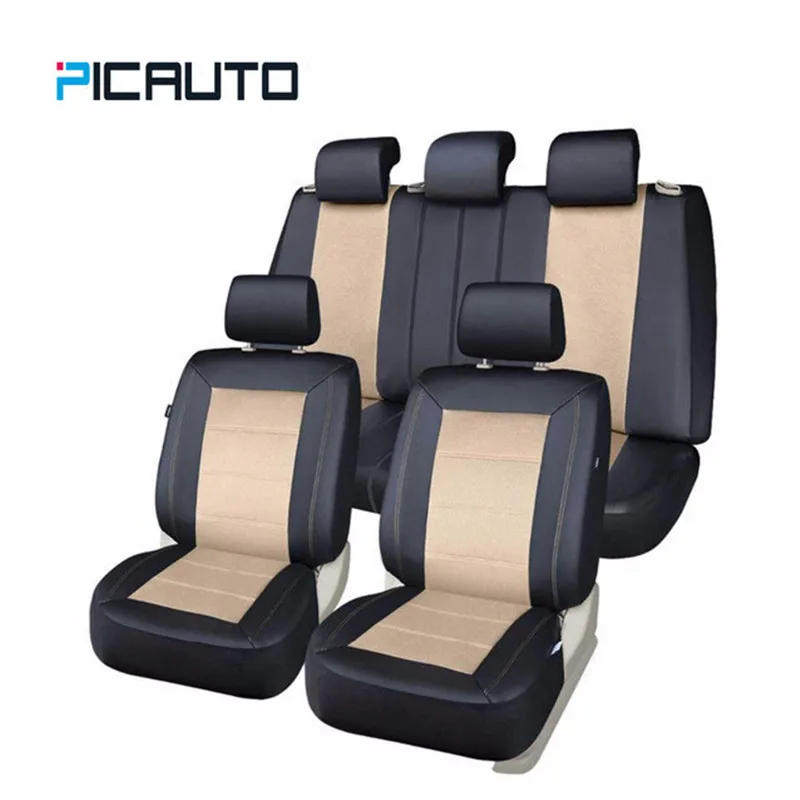 PIC AUTO Car Seat Covers Full Set Universal fit Vehicles Car Seat