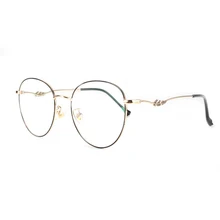 Handoer оптические очки круглой формы оправа для женщин очки Оптические рецептурные оправы винтажные очки H6026