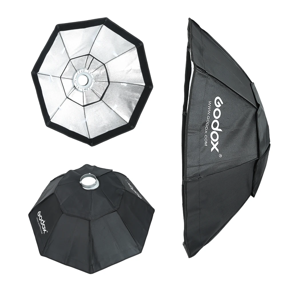 Godox Studio Flash Accessories  Octagonal SoftBox Bowen Mount BW-95cm (39)