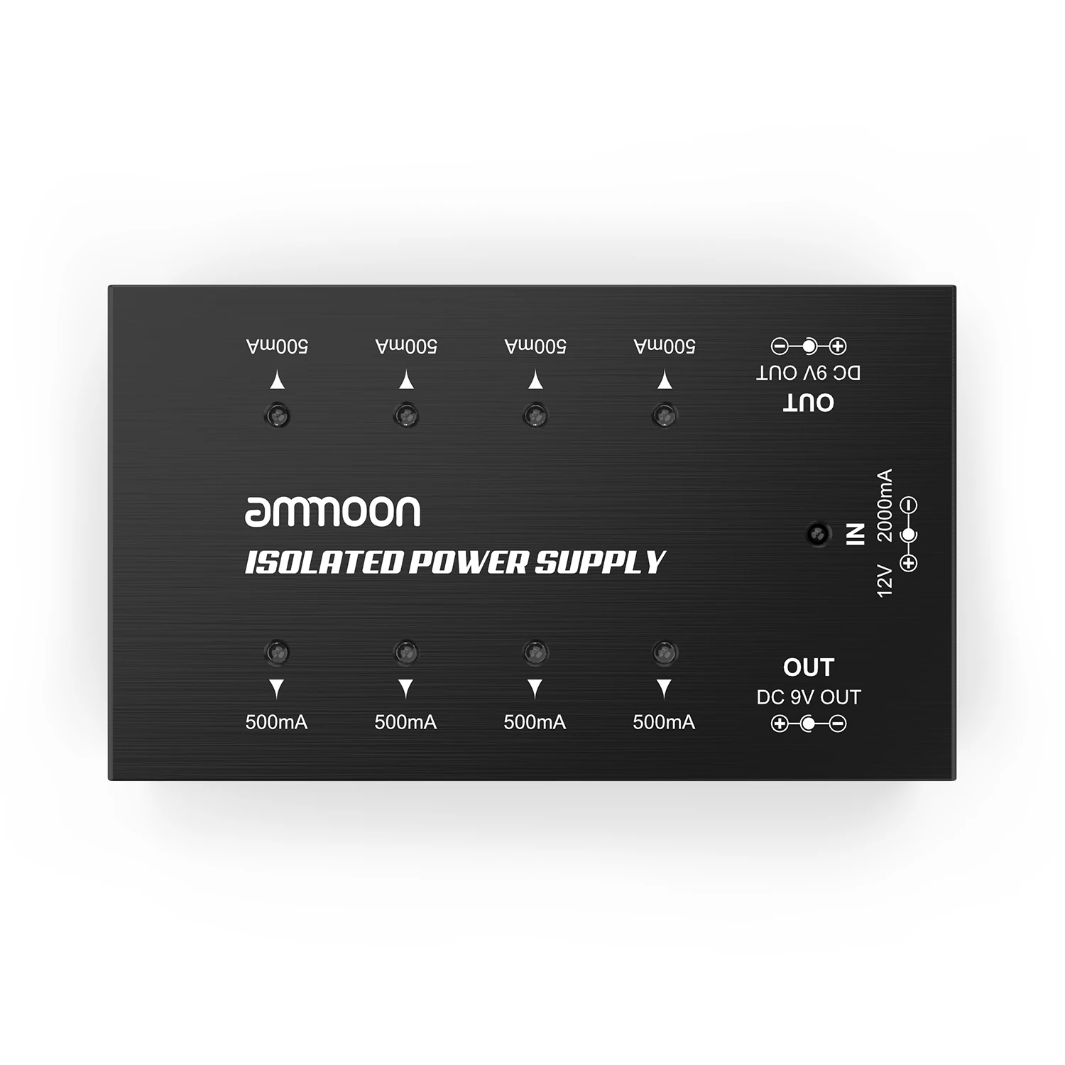 Ammoon компактный размер гитарный эффект питания 8 изолированных выходов постоянного тока гитарная педаль питания для 9 В/18 в гитарный эффект педали