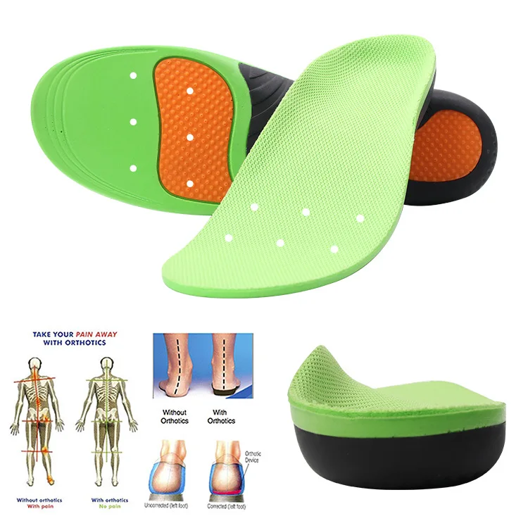 Orthopedic Insoles For Shoes Soles Inserts Flat Foot Arch Support Foot Vargus Valgus Corrector Shoe Insole Pad Inlegzolen Eva