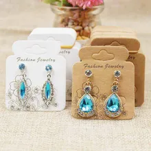 200 шт новая милая форма падение упаковочная карта для серьги симпатичный цветок дизайн серьги-гвоздики, упаковка карты 5,7*4,90 см пользовательская цена логотипа Экстра