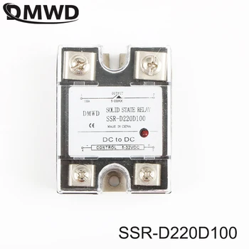 

SSR-100DD solid state relay with indicator DC 5-32v to DC 5-220v single phase DC-DC SSR 100DD 100A SSR-D220D100