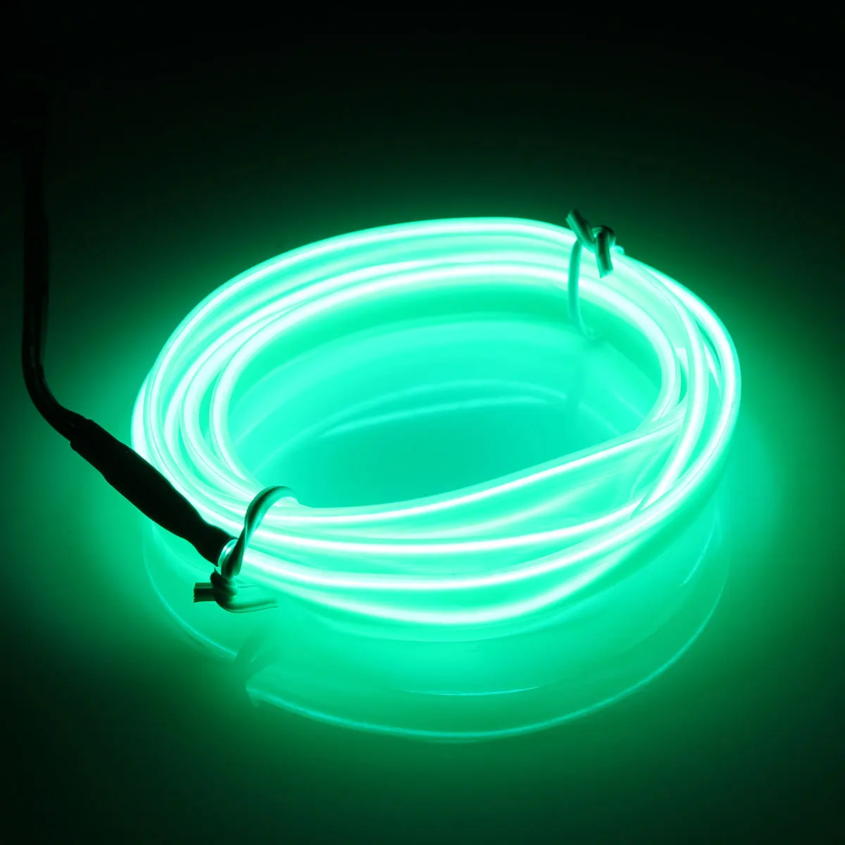 Светодиодный полоса 1/2/3/5 м неоновый светодиодный EL провода кабеля лампа Водонепроницаемый светодиодный 12V гибкие Автомобильные украшения светящиеся гирлянды светильник трубки светильник s - Испускаемый цвет: Green