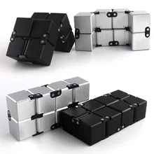 Бесконечный кубик для снятия напряжения компрессионная игрушка палец куб бесконечный куб игрушка