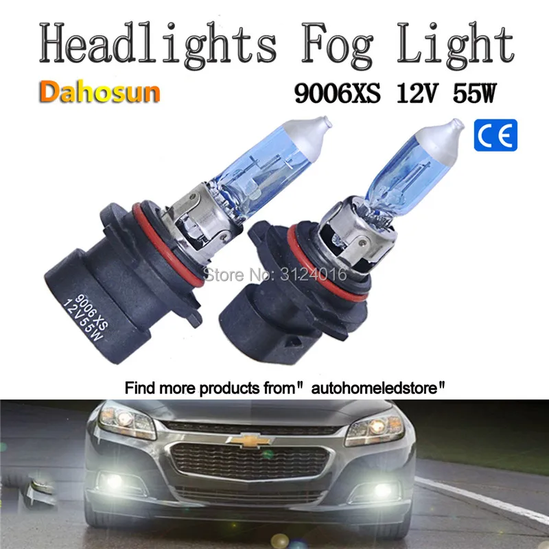 2 шт. X 9005 HB3 9005XS HB3A 9006 HB4 9006XS HB4A 12 В 55 Вт 60 100 галогенная лампа с ксеноновой белой
