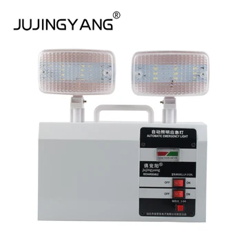 

JUJINGYANG 3129L Double head 10W emergency light outdoor camping home night power failure emergency light