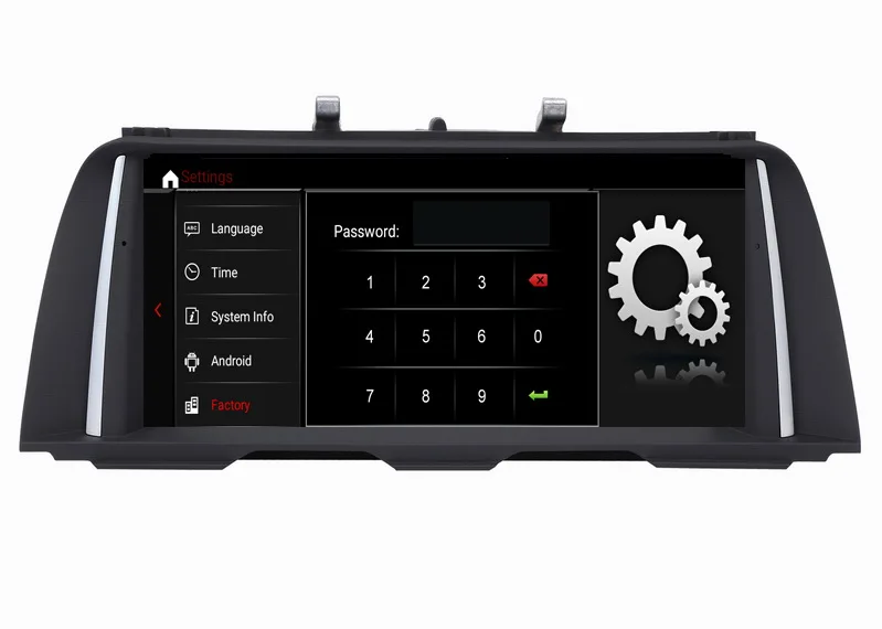 Sale Android 9.0 6 core ID7 CAR DVD FOR BMW 5 Series F10/F11 Original CIC/NBT System stereo GPS monitor multimedia in one ips screen 3