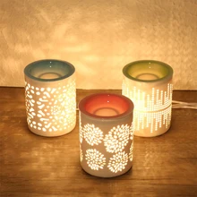 Фарфоровая керамическая восковая свеча грелка электрическая свеча расплавает горелка ароматическая горелка Аромалампа масла грелка Tart горелка