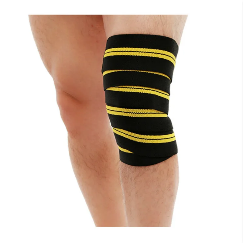 200CM Length Knee Wraps ( 1Pair) / Weightlifting knee sleeve ,Fitness