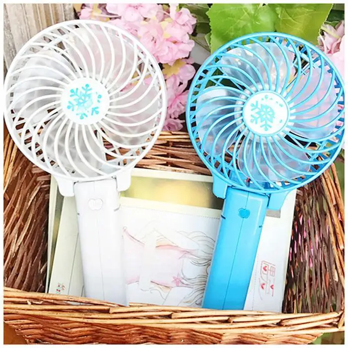 Новый портативный HandFan USB Перезаряжаемый складной портативный мини-вентилятор кулер 3 скорости регулируемый вентилятор охлаждения