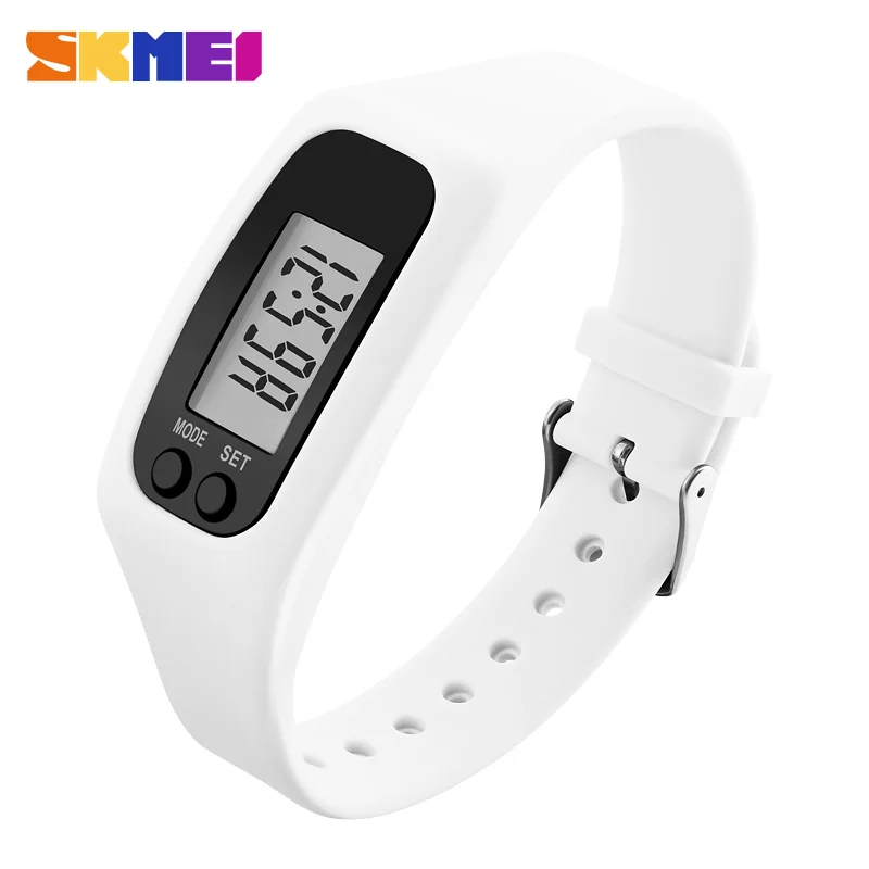 

Skmei 1207 Women Watches Digital Wristwatches Silicone Strap Sport Watch Calorie Pedometer Distance 7 Colors Femmes Montres