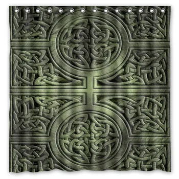 

Kelt Cross Background Waterproof Polyester Shower&Bath Curtain( 180X180CM)