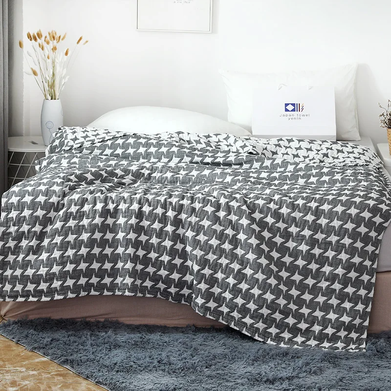 Junwell хлопковое муслиновое одеяло для кровати, дивана, путешествий, дышащее, шикарное, в стиле килим, большое мягкое одеяло, Para одеяло