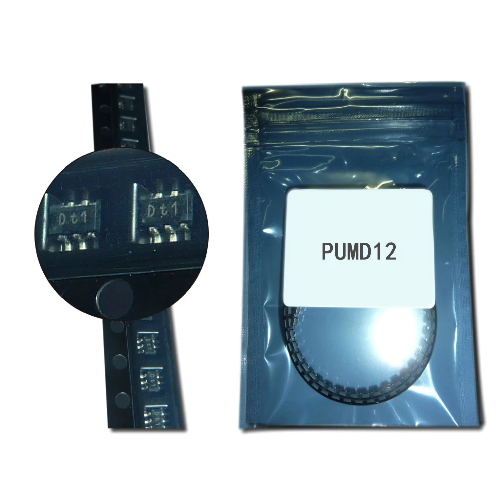 PUMD6  NEXPERIA  Transistor  NPN/PNP  50V  0,1A  300mW  NEW  #BP 10 pcs 