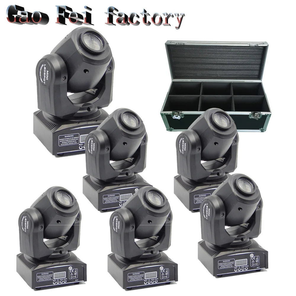 

Factory directly sale LED 30W Moving Head Spot Light/Dmx512 Gobo Stage Disco Dj lighting with fight case (6pcs/lot)