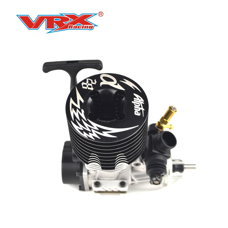 

Vrx P0006 Force 28 engine 4.65CC Pull starter black RC 1/8 Nitro Car off road car truggy monster big foot for RH801