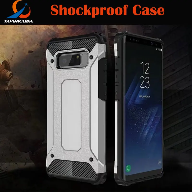 

For Samsung Galaxy S8 Plus 2017 A3 A5 A7 J3 J5 J7 Prime S7 EDGE S6 Note5 Hybrid Shock proof Hard Armour Soft Rubber cover case