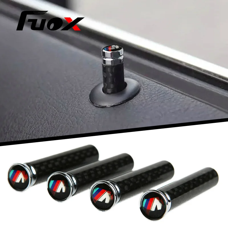 

4PCS/Set M Tech Stainless Steel Car Lock Modified Door Pin For M BMW E36 E46 E63 E64 E81 E82 E46 E52 E53 E60 E90 Car stickers