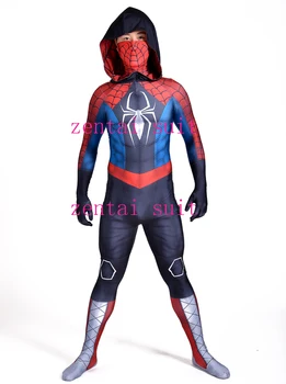 

Rosy Higgins Spiderman Costume 3D Spandex Cosplay Halloween Spider Zentai Suit Adult/Custom Made Hot Sale Free Shipping