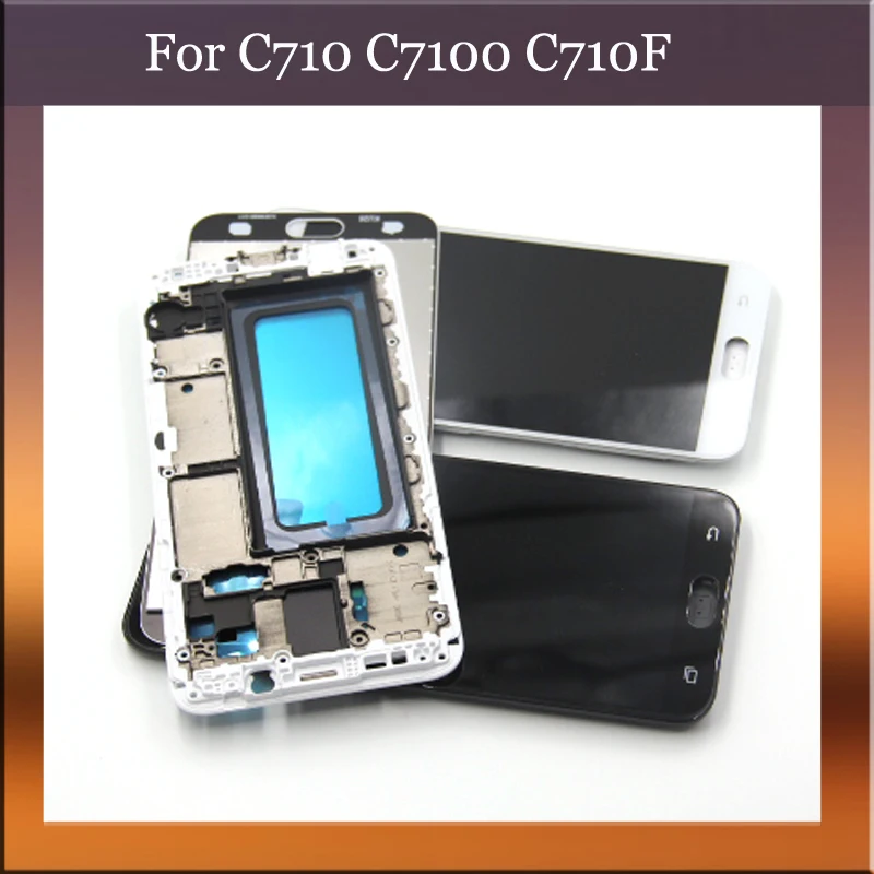For Samsung Galaxy C7 2017 C710F/DS C7100 C8 J7 LCD Display Touch Screen Panel with Digitizer Glass Assembly | Мобильные телефоны и