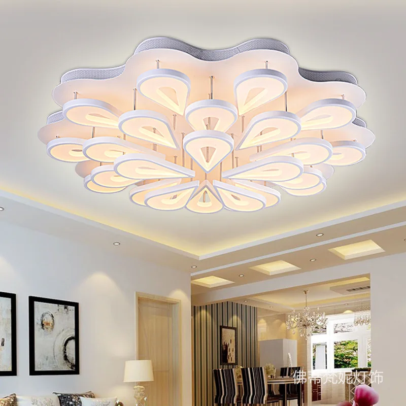 110 V 220 V Led luces De techo modernas Abajur Luminarias Iluminacion Lampada De Led Abajur Sala Led lámpara Moderne Deckenleuchte